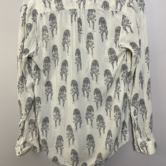 Premise Cheetah print (off white and black) top - Picture 7 of 7